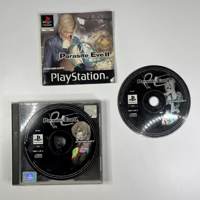 Parasite Eve (Sony PlayStation 1, 1998) PS1 Discs And Case No Bonus  Disc/Manual