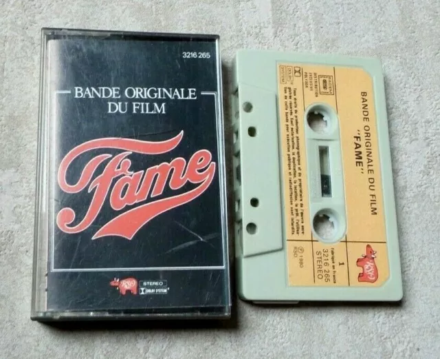 Cassette Audio Musique K7 Tape / Various "Fame Bande Originale Du Film" 1980