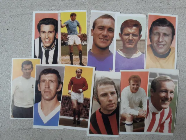 D C Thomson Football Trade Cards - Wizard 1970 - Great Captains