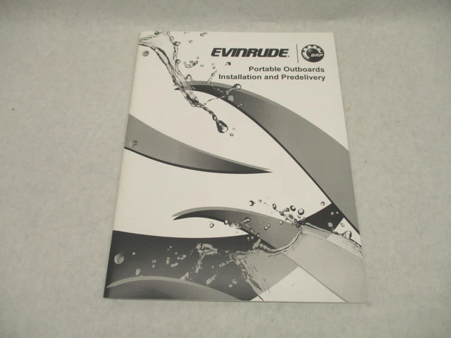 5008855 2012 BRP Evinrude Portable Outboard Predelivery and Installation Guide
