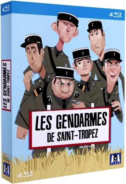 Les Gendarmes de Saint-Tropez L'Intégrale 6 Films Blu Ray Neuf sous blister