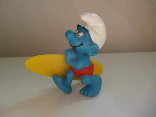 Figurine Schtroumpf Planche De Surf Peyo