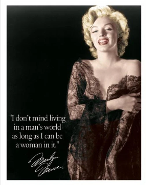 Marilyn Monroe - Man's World - Metal / Tin Sign 12.5" x 16" #1492