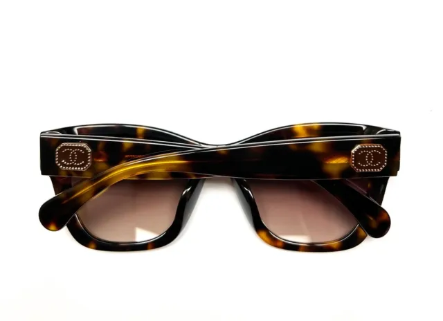 CHANEL CH5480H C 714/S9 Havana Frame / Light Brown Gradient Polarized  Sunglasses $268.88 - PicClick