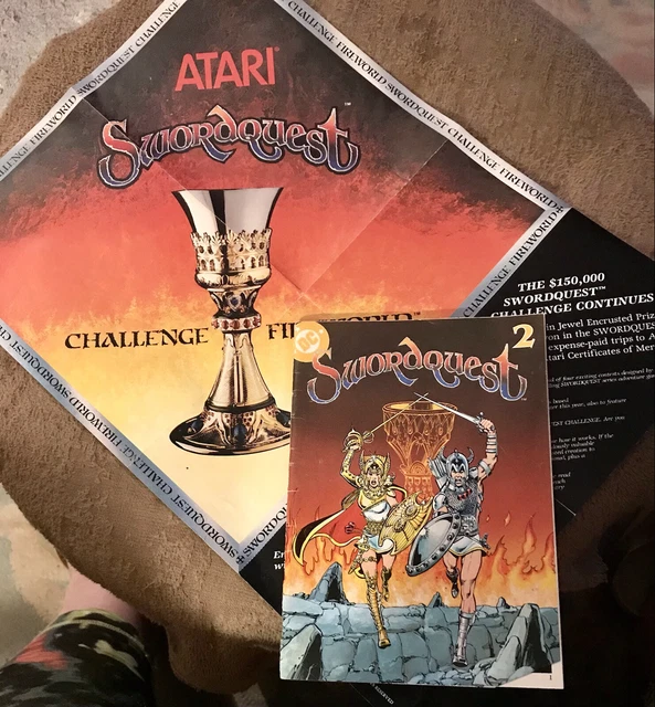 Atari Swordquest Comic Vol 1 No 2 Published by DC Comics Inc 1982 Original 2