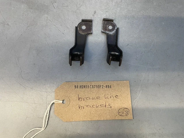 1998 Honda CB750 CB 750 Seven Fifty RC42 F2N front brake pipe, hose brackets