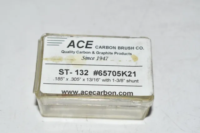 Pack of 2 NEW Ace Carbon ST-132 Carbon Brush 65705K21