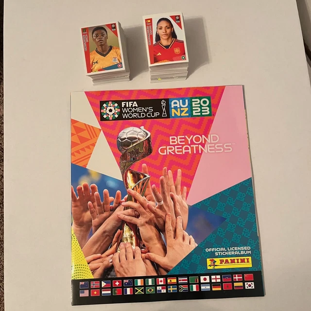 2023 PANINI WOMEN'S World Cup WWC Sticker Complete Set 580 Mint w