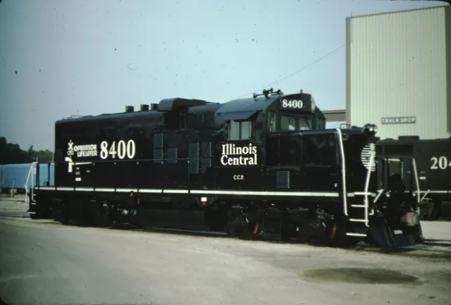 IC Illinois Central EMD GP10 Kodachrome original Kodak Slide