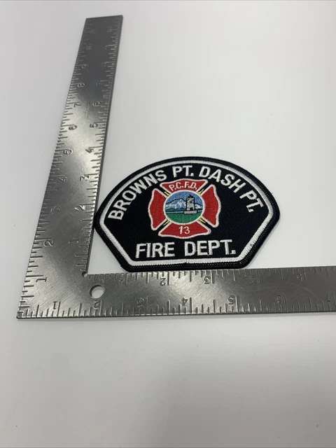 BROWNS PT. DASH PT. P.C.F.D FIRE PATCH (Silver Liner)