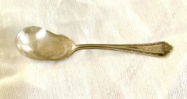 Antique WM Rogers &Son AA Sugar Spoon PAT Dec 28, 1915