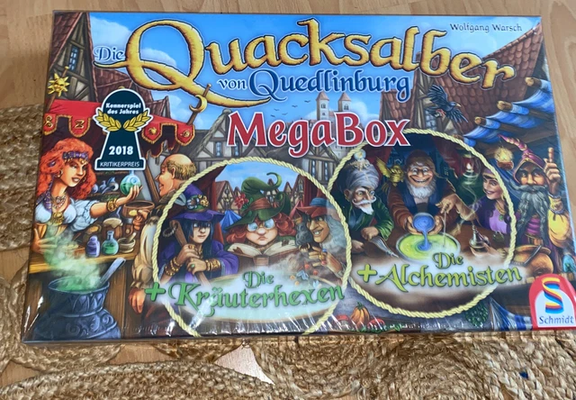 Schmidt Die Quacksalber von Quedlinburg MegaBox Brettspiel mit 2 Erweiterungen