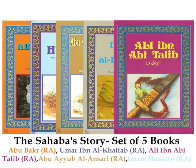 The Sahaba's Story-Set of 5 Books- Bakr,Umar,Ayyub, Imam,Ali- TaHa