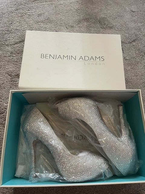 benjamin adams CHARLEY wedding shoes 38 (UK 5) bridal was £375