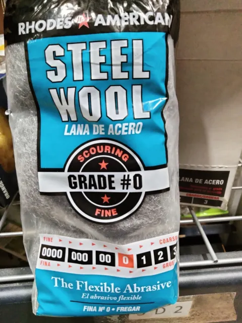*6PACK* Rhodes American Steel Wool 12Pads Each Grade #0