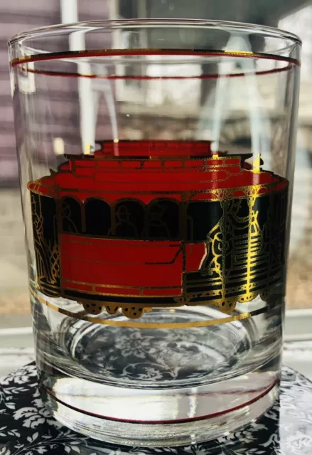 Vtg Gulf Collectible University of Louisville Cardinal Drinking Glass Bar  Ware