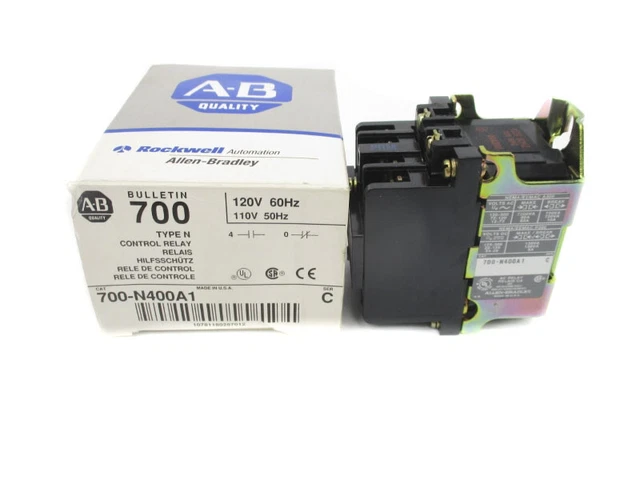 Allen Bradley 700-N400A1 Ser. C 110/120V 60A (Gy/Bl) Nsmp