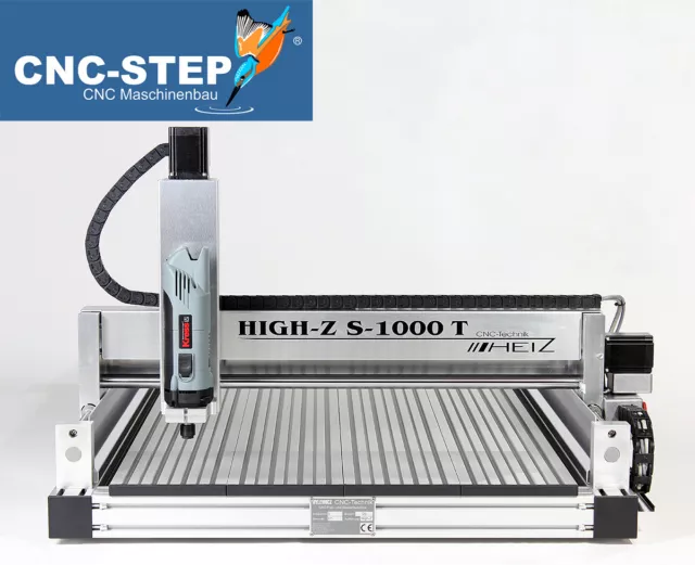 CNC Portalfräse High-Z S-1000/T 2D 3D CAM Software Motorsteuerung + Messerhalter