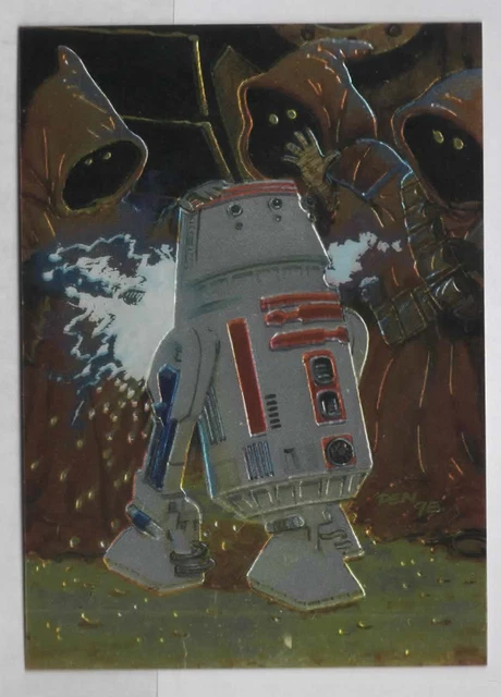1996 Topps Star Wars Finest Chromium Trading Card #85 R5-D4