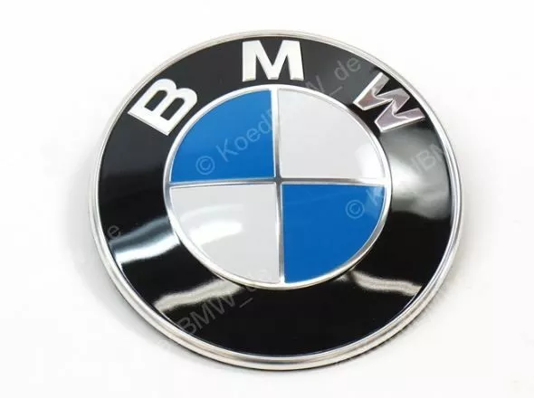 ORIGINAL BMW EMBLEM Logo Heckklappe 51147057794 5er F07 F10 F11 F18 NEU  82mm EUR 56,00 - PicClick FR