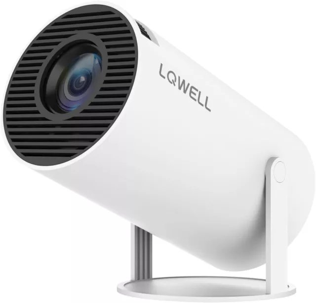 LQWELL® Beamer Mini Projektor unterstützt 5G WiFi BT5.0 mit Android iOS 130-Zoll