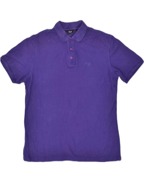 Fila polo mens purple outlet