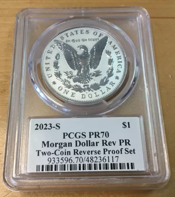 2023-S $1 Morgan Dollar Reverse Proof PCGS PR70 1 Coin (M2)