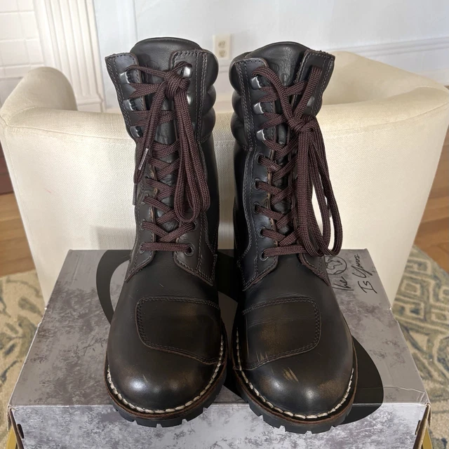STYLMARTIN BOOTS YUROK Mens US 10 EU 43 Brown Leather Motorcycle Made ...