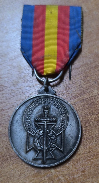 TROISIÈME RÉPUBLIQUE Médaille, Syndicat des patrons et ouvriers fme