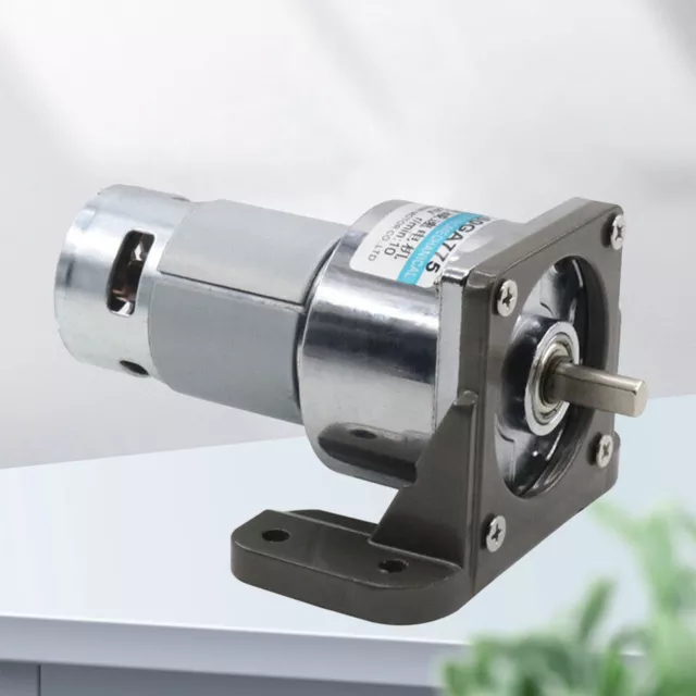 60GA775 DC 12V/24V 35W High Torque Metal Gear w/ GearBox Motor CW/CCW 10-300RPM