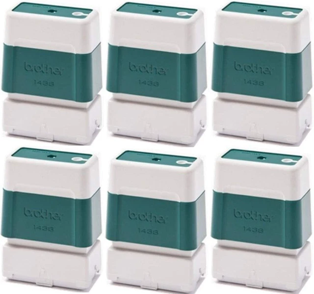 Brother PR1438G6P Self-Inking Stamps Green w/ SC-2000 & SC-2000USB, 6pk - Green