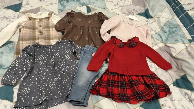 baby girl 6-9 months bundle winter