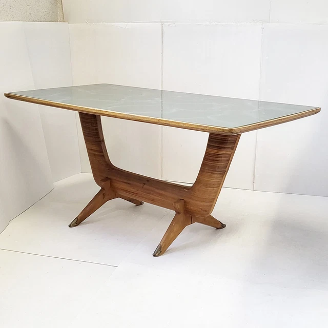Mesa À Comedor Vintage 1950 Pies Brújula Dlg Gio Ponti Ico Parisi 50S Rockabilly