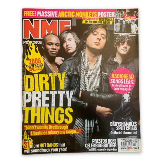 NME 14 January 2006 Dirty Pretty Things Arctic Monkeys Radiohead Babyshambles