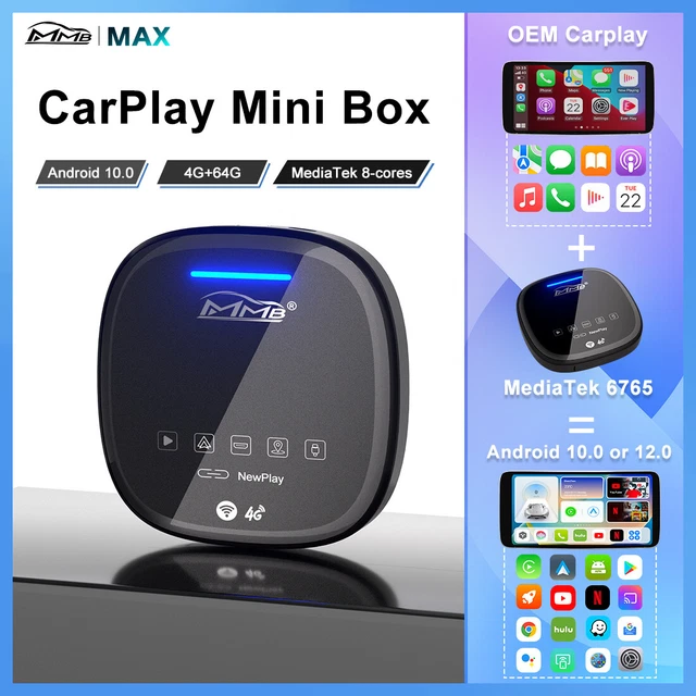 MMB WIRELESS CARPLAY Adapter Ai Box Multimedia Android Auto Netflix