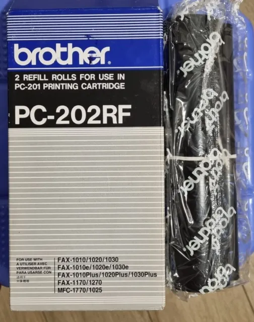 1x Brother PC-202RF Refill Film Fax Roll Genuine