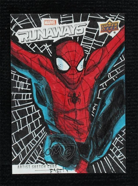 2020 Upper Deck Marvel Runaways Sketch Spider-Man 1/1 Barush Merling Auto