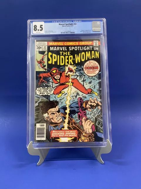 MARVEL SPOTLIGHT #32 CGC 8.5 WP 1st App Spider-Woman Jessica Drew 1977