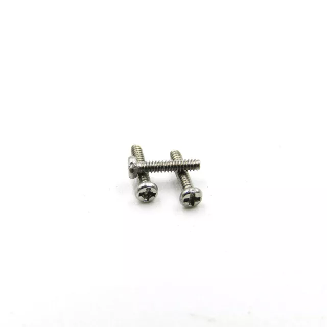 M1 M1.2 M1.4 M1.6 Stainless Steel Phillips Pan Head Small Screws Micro Mini Bolt 3