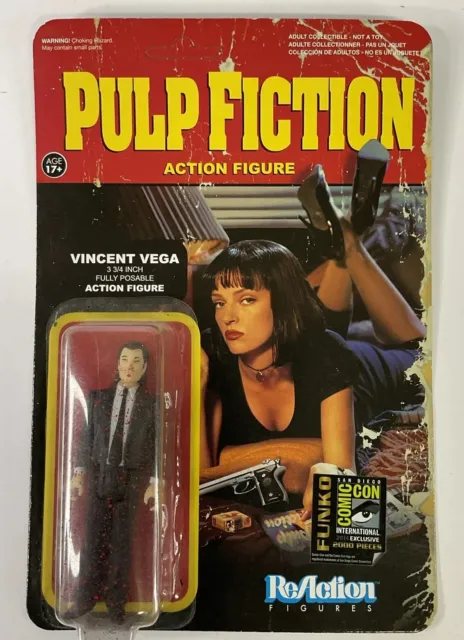 Pulp Fiction Vincent Vega Blood Splatter Figure ReAction Funko SDCC 2014