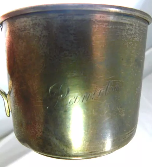 1875 Sheets Rockford S. Co. Sterling Silver Mexico Small 2 1/8" Baby Cup