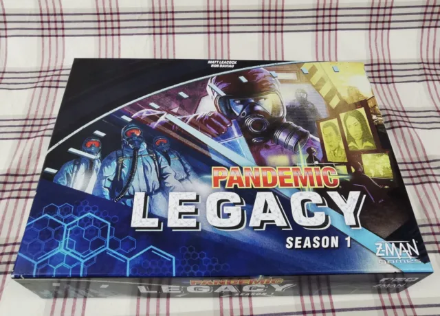 Z-Man Games, Pandemic Legacy Season 1 Blue Edition Cooperative Board Game