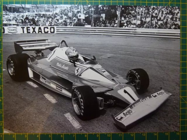 Niki Lauda Ferrari 1976 Monaco Grand Prix Classic F1 GP Racing Motorsport Print