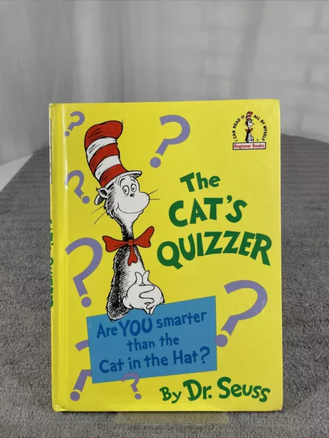 The Cat's Quizzer By Dr. Seuss - Hardcover - Book Club Edition - 1976