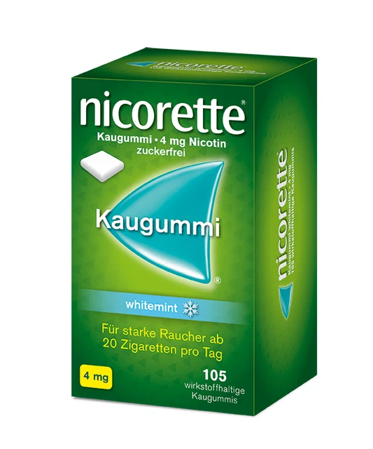 NICORETTE Kaugummi 4 mg whitemint, PZN: 14358780