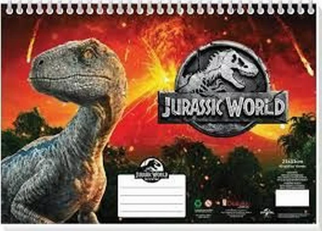 Block Disegno, 35X25CM Da Jurassic Park (19224)