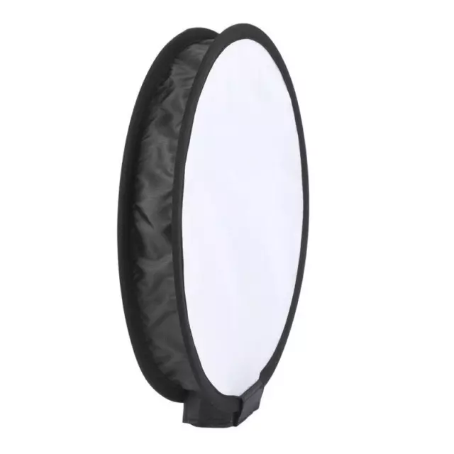 Round Softbox Diffuser For Camera Flash Light Portable Foldable Speedlite