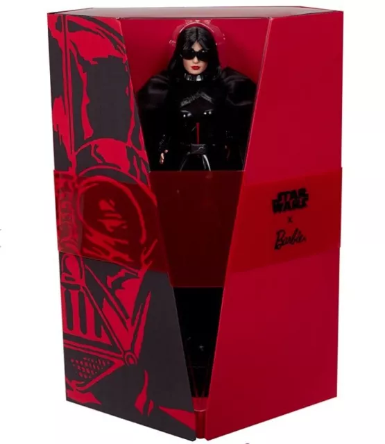 Barbie Darth Vader Doll - Star Wars  - Mattel - Gold Label - Brand New - NRFB