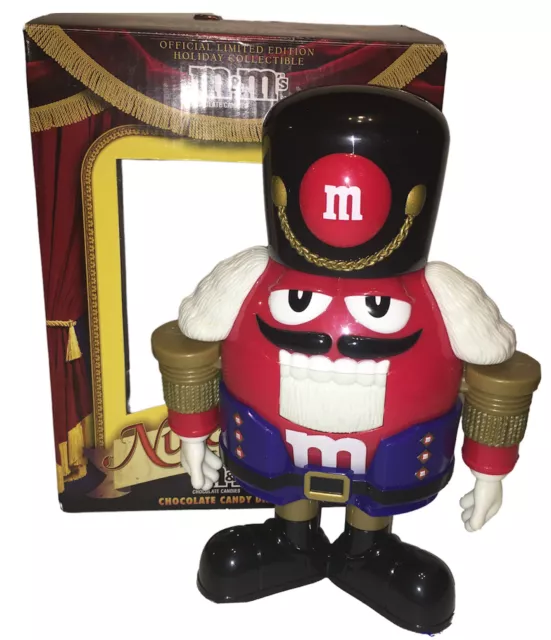 Official M&M Nutcracker Sweet Candy Dispenser Red Limited Edition