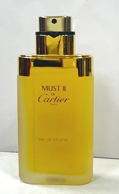 Must De Cartier Ii   100 Ml  Eau De Toilette Pour Femme Descatalogado
